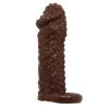 4 cm Uzatmalı Damarlı Penis Kılıfı Esmer