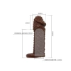 4 cm Uzatmalı Damarlı Penis Kılıfı Esmer