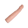 6 cm Dolgulu Titreşimli Silikon Penis Kılıfı