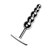 Anal Plug Metal gümüş 15,5 cm