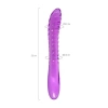 CENSAN Çift Taraflı Jel Dildo Frica, TPE, mor, 23 cm