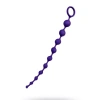 Grape anal Zinciri silikon mor 35 cm