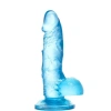 CENSAN Jel Dildo Mavi 15,8 cm