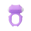 Censan Zort Titreşimli Penis Halkası silikon mor  2 cm