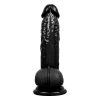 Eskişehir Erotik Shop 19CM Gerçekçi Siyah Dildo Yapay Penis