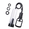 Eskişehir Erotik Shop 3 halkalı Penis Pompası PVC Şeffaf 20,5 cm