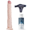 Eskişehir Erotik Shop Belden Bağlamalı Kayganlaştırıcı Set Noctis 34,5cm Realistik Dildo No:7