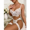 Eskişehir Erotik Shop Beyaz Kadın Dantelli İç Çamaşır Takımı Model 22