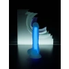 Eskişehir Erotik Shop Beyond Mavi Matt Glow Gece Parlayan Dildo, Silikon, Şeffaf, 18 cm