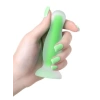 Eskişehir Erotik Shop Beyond Victor Glow Karanlıkta Parlayan Anal Plug Silikon Şeffaf 10 cm