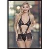 Eskişehir Erotik Shop Kadın Siyah Seksi Fantezi Özel Tasarım Etekli Fantezi Babydoll