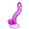 Eskişehir Erotik Shop Kıkırdaklı Jel Dildo Celiam, TPE, mor, 20,5 cm