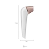 Eskişehir Erotik Shop Satisfyer 2 NG Vakum Dalgalı Klitoral Stimülatör, ABS plastik, beyaz, 17 cm