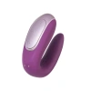 Eskişehir Erotik Shop Satisfyer Double Fun Telefon Kontrollü ve Uzaktan Kumandalı Violet Vibratör