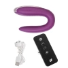 Eskişehir Erotik Shop Satisfyer Double Fun Telefon Kontrollü ve Uzaktan Kumandalı Violet Vibratör