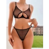 Eskişehir Erotik Shop Siyah Tül İç Çamaşır Takımı model 27