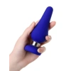Eskişehir Erotik Shop Slassic Anal Plug Boyut L Mavi, 13 cm