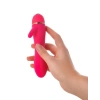 Eskişehir Shop Klitoral Uyarıcılı 20 Modlu Vibratör Silikon Pembe 15 cm