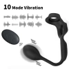 FATNES Kablosuz Kumandalı Testis ve Penis Halkalı Perine ve Prostat Uyarıcı Vibratör