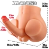 Felix - Anal Girişli 17 CM Penisli Realistik Kalça Isıtmalı Titreşimli Yarım Vücut Erkek Manken 4 KG