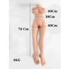 Gerçekçi 4 Kg Yarım Vücut Mastürbatörü – Premium TPE Tam Boy Manken