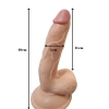 Gerçekci Titreşimli Kumandalı Realistik Vantuzlu Vibratör 19 cm