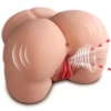 Jasmine - Realistik Anal Vajinal Sesli İleri Geri Hareketli Emişli ve Titreşimli Suni Kalça Vajina