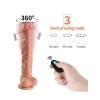 Jihad Knight  Uzaktan Kumandalı Şarjlı Realistik Penis Döner Başlı 25.5 cm