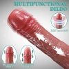 Louis - Isıtmalı İleri Geri Hareketli ve Rotasyonlu Gerçekçi Damarlı Yapay Penis Vibrator