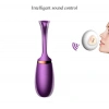 M2 - Şarjlı Uzaktan Kumanda ve Ses Kontrollü G-Spot ve Klitoris Uyarıcı Giyilebilir Vajinal Top