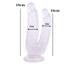 Noctis 19cm Beyaz Çiftli Dildo No:76