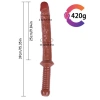 Noctis 39cm Kahverengi Realistik Kılıç Dildo No:162