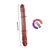 Noctis 46cm Kahverengi Çift Taraflı Dildo No:88