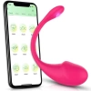 Telefon kontrollü Pembe vibratör
