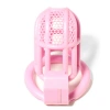 Plastik Pembe Penis Kilidi Erkek Bekaret Cihazı Chastity Cock Cage Küçük Boy Penis Esaret Kafesi