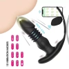 Testis Halkalı İleri Geri Hareketli Telefon Kumandalı Anal Vibratör