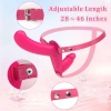 Uzaktan Kumandalı Çift Taraflı Titreşimli Strap-On Rose – 10 Mod, Su Geçirmez, Ayarlanabilir Kayışlı