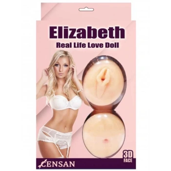 Elizabeth Gerçekçi Sarışın Şişme Bebek