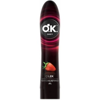 Okey Çilekli Kayganlaştırıcı Jel Su Bazlı
