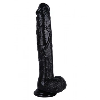 Noctis 32 cm Siyah Silikon Dildo Realistik Tasarım
