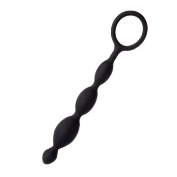 Anal Boncuk S Silikon Siyah 19,5cm