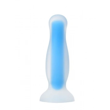 Beyond Kyle Glow Gece Parlayan Anal Plug , Silikon, Şeffaf, 10 cm