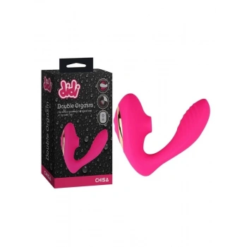 Chisa Didi Double Orgasm Hava Basınçlı Vibratör Pembe