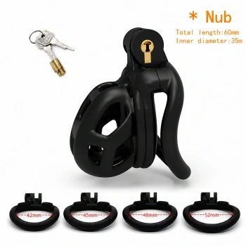 Cobra Penis Kafesi Male Chastity Cage 4 Halkali Nub Dar Penis Kilidi