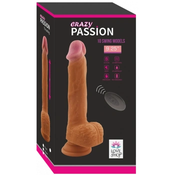 Crayz 360 Derece Rotasyonlu Uzaktan Kumandalı Silikon Vibratör