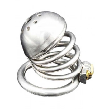 Eskişehir Erotik Shop BDSM Paslanmaz Çelik Penis Kafesi ModelNo6