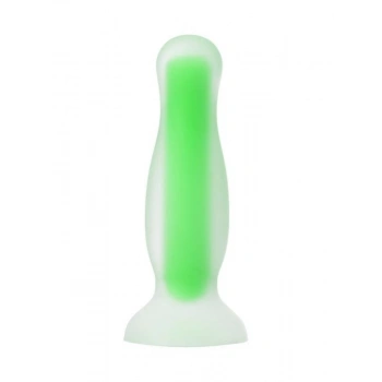Eskişehir Erotik Shop Beyond Victor Glow Karanlıkta Parlayan Anal Plug Silikon Şeffaf 10 cm