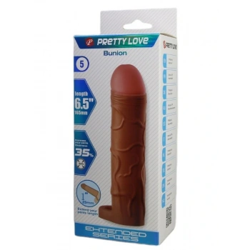 Eskişehir Erotik Shop Bunion Gerçek Hissiyatlı Uzatıcı Penis Kılıfı Brown