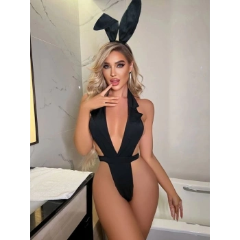 Eskişehir Erotik Shop Kadın Siyah Fantezi Seksi Babydoll