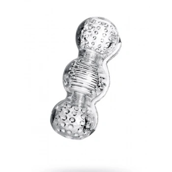 Eskişehir Erotik Shop Lingam Masturbator Rashmi, TPE, Şeffaf, 15,5 cm